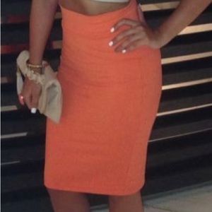 Midi bandage hi waist skirt